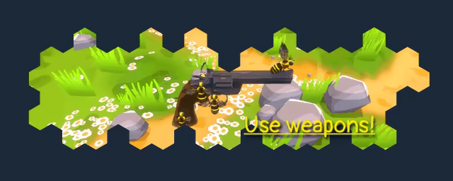 Honey Bee With Guns video 3