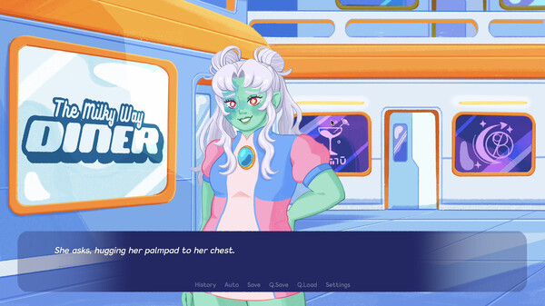 Love at The Milky Way Diner: Demo game for windows Pc 1
