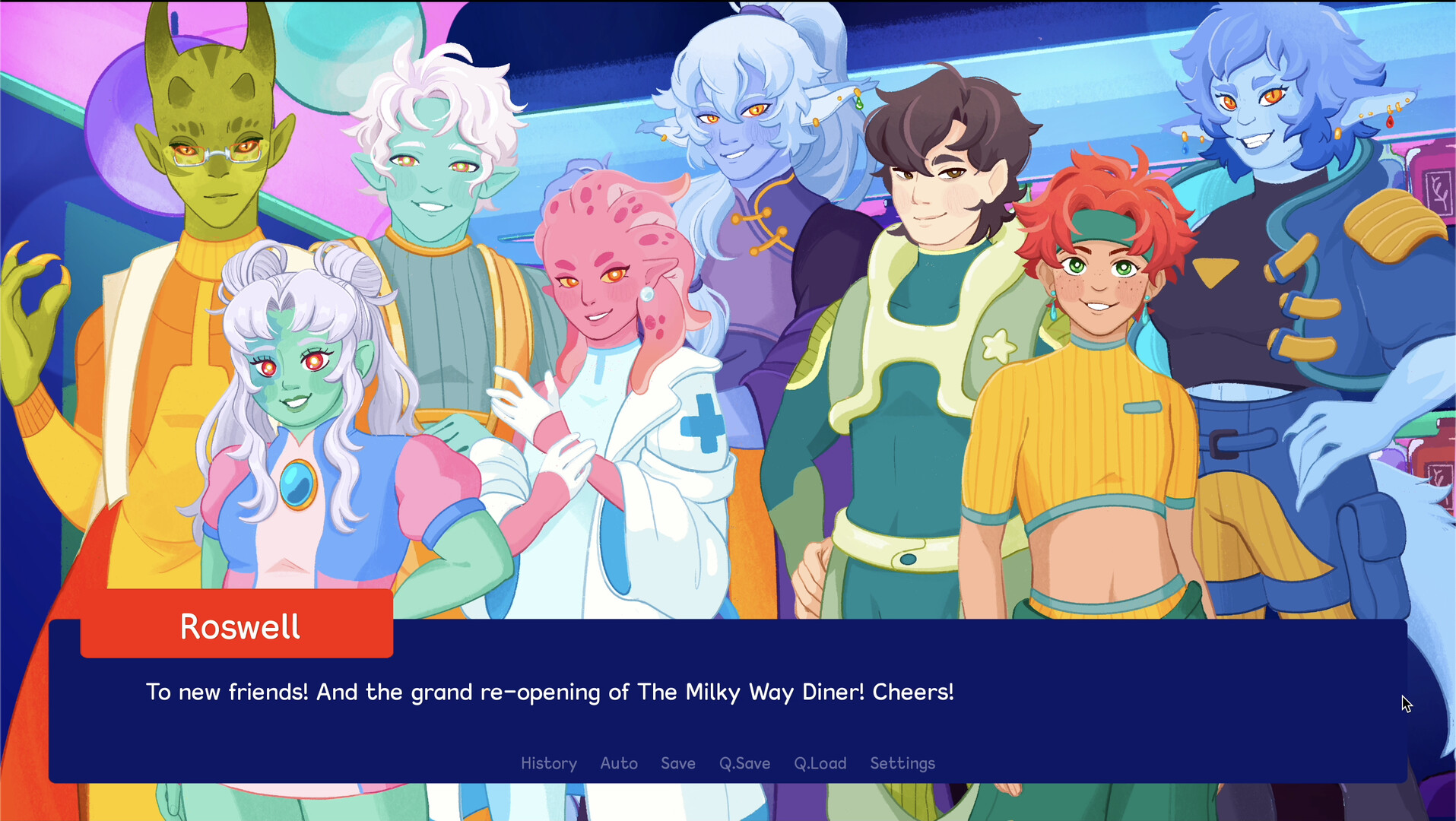 Love at The Milky Way Diner: Demo PC gameplay screenshot 6 of 6