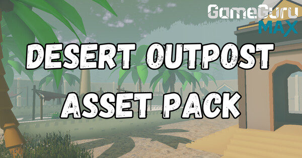 MAX Low Poly Desert Outpost screenshot 1