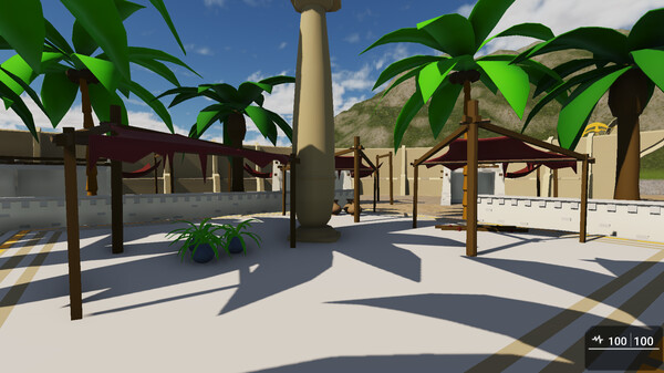 MAX Low Poly Desert Outpost