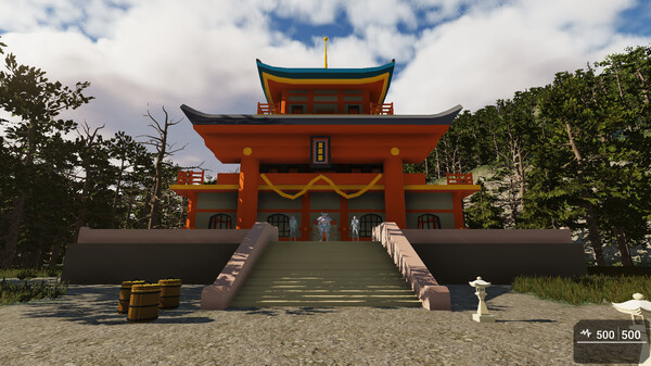 MAX Low Poly Far East Outpost