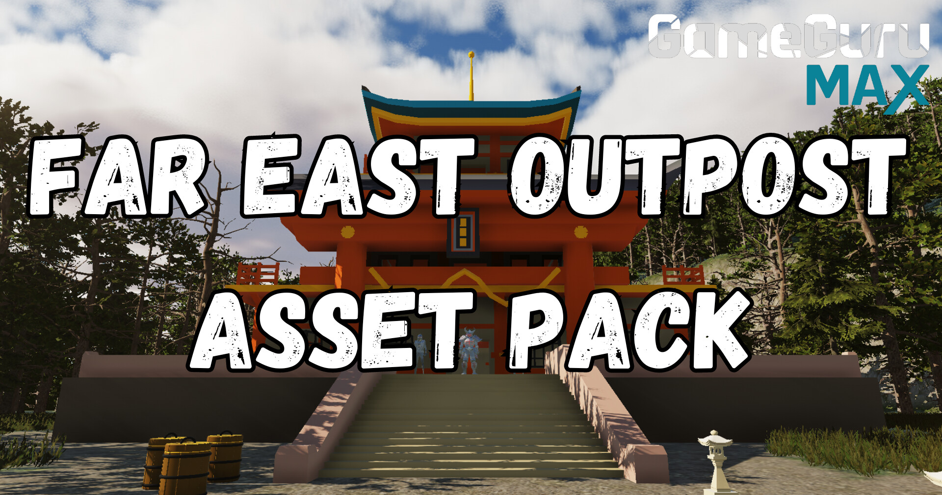 GameGuru MAX Low Poly Asset Pack - Far East Outpost Featured Screenshot #1