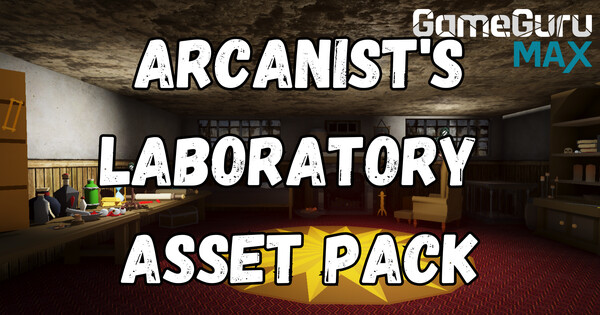 GameGuru MAX Low Poly Asset Pack - Arcanist's Labratory