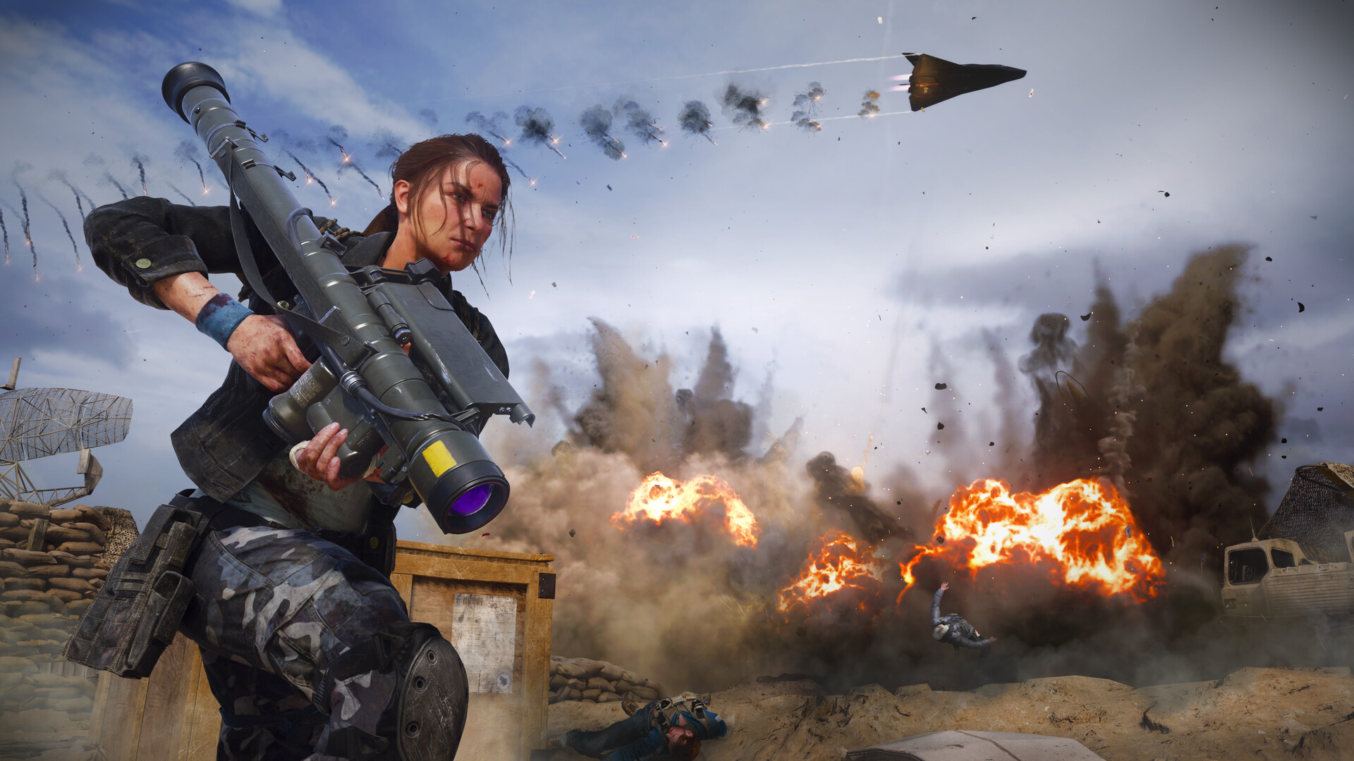 5 jogos gratuitos para aproveitar no fim de semana em PC, consoles e celulares 6 Captura de tela do jogo Call of Duty: Black Ops 6, mostrando cenas de ação intensa em um ambiente militar.