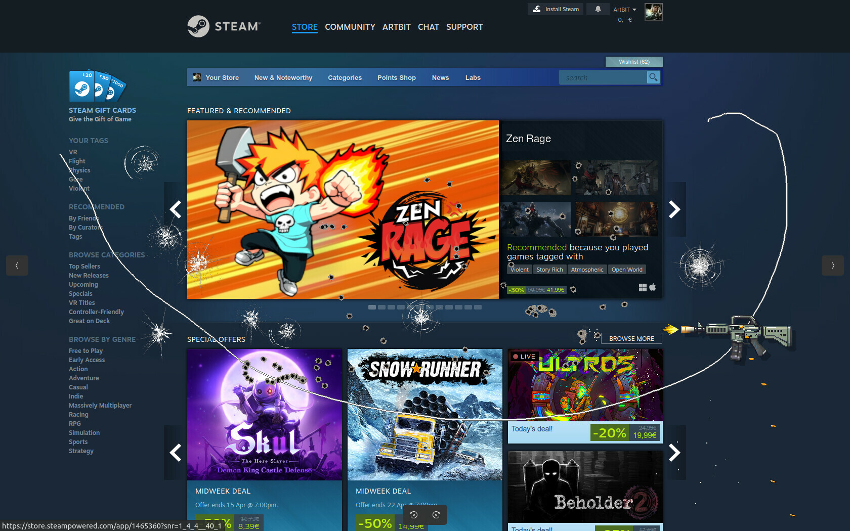 Zen Rage screenshot #5