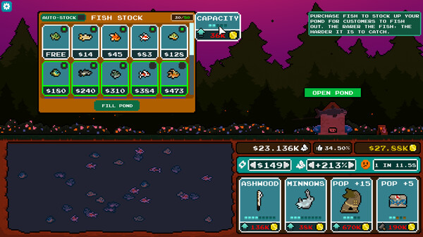 Pocket Idler: Fishing Pond screenshot 4