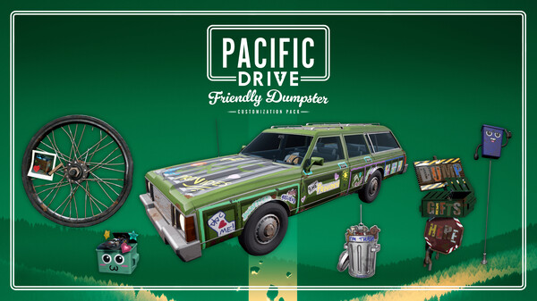 Pacific Drive: Friendly Dumpster Customization Pack for steam Pacific Drive: Friendly Dumpster Customization Pack for steam