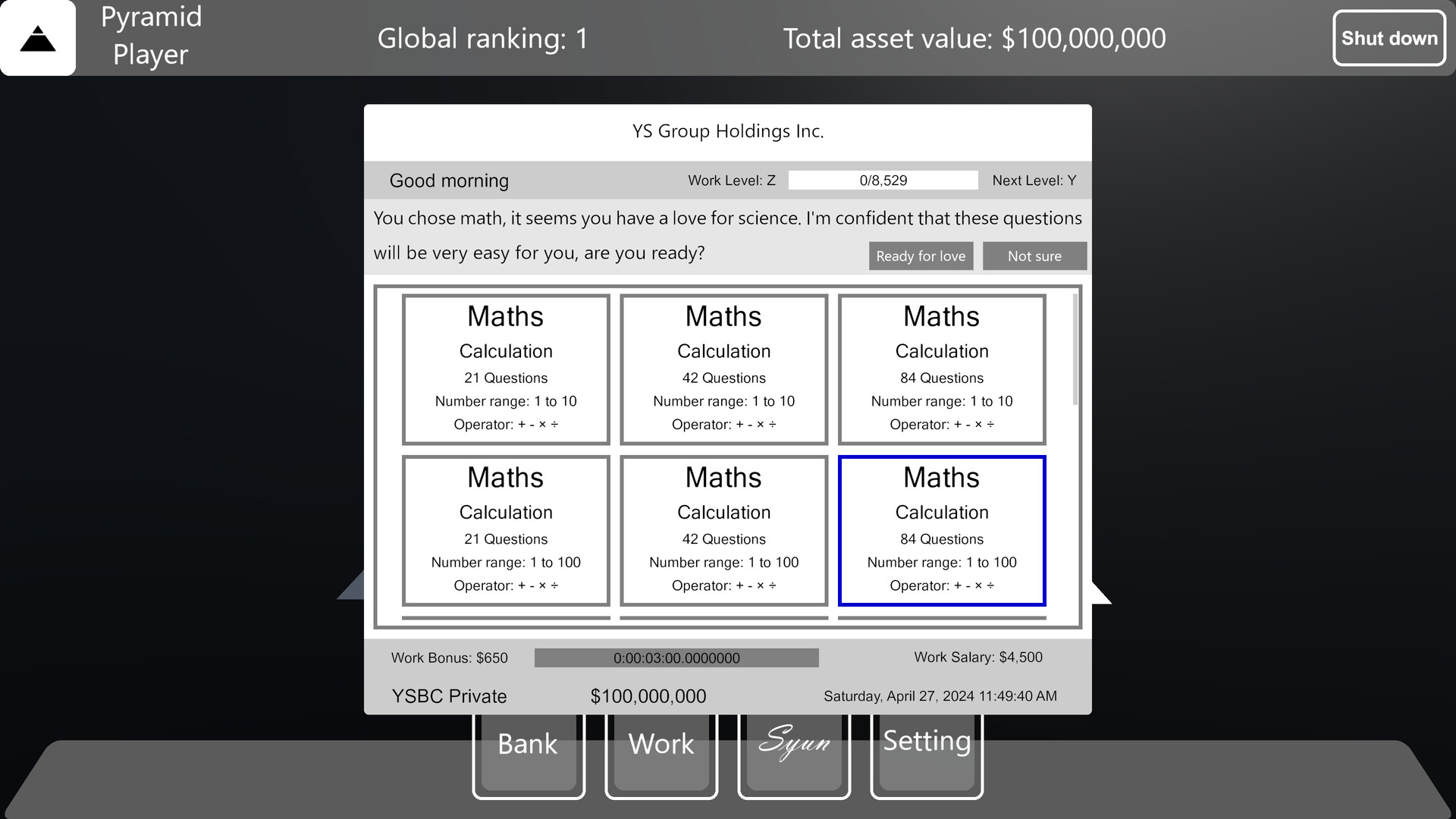 Pyramid Game screenshot #8