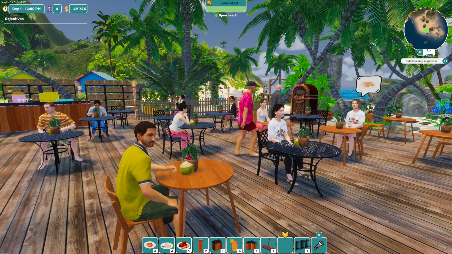Tropical Resort Simulator (Paradise Beach Simulator) screenshot 11