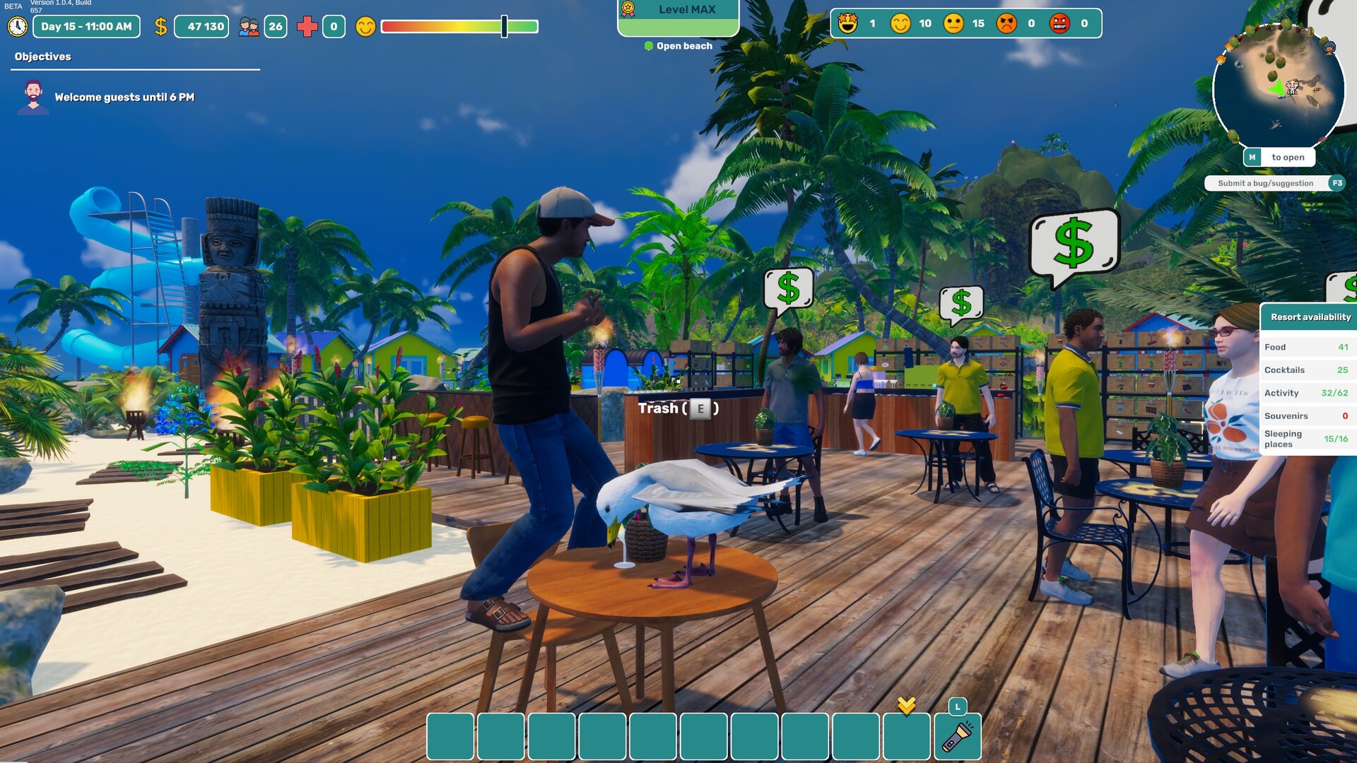 Tropical Resort Simulator (Paradise Beach Simulator) screenshot 3