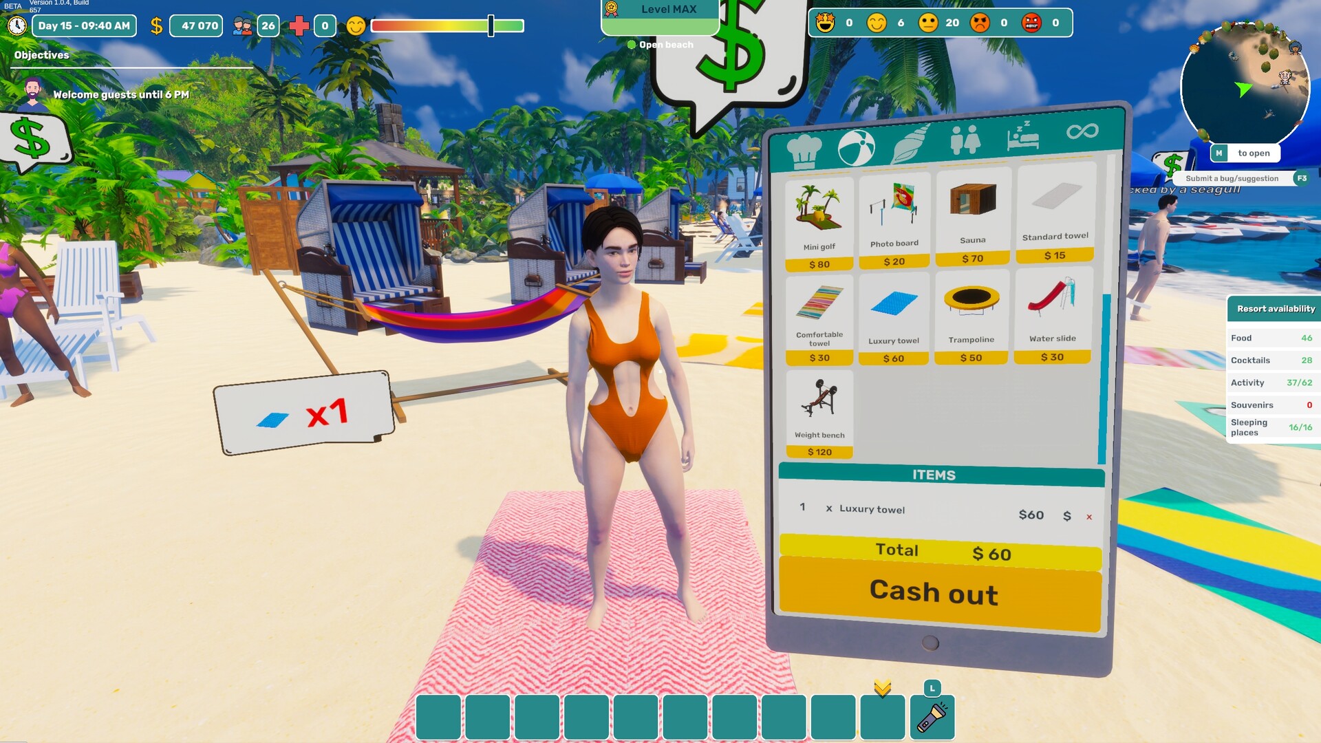 Tropical Resort Simulator (Paradise Beach Simulator) screenshot 2