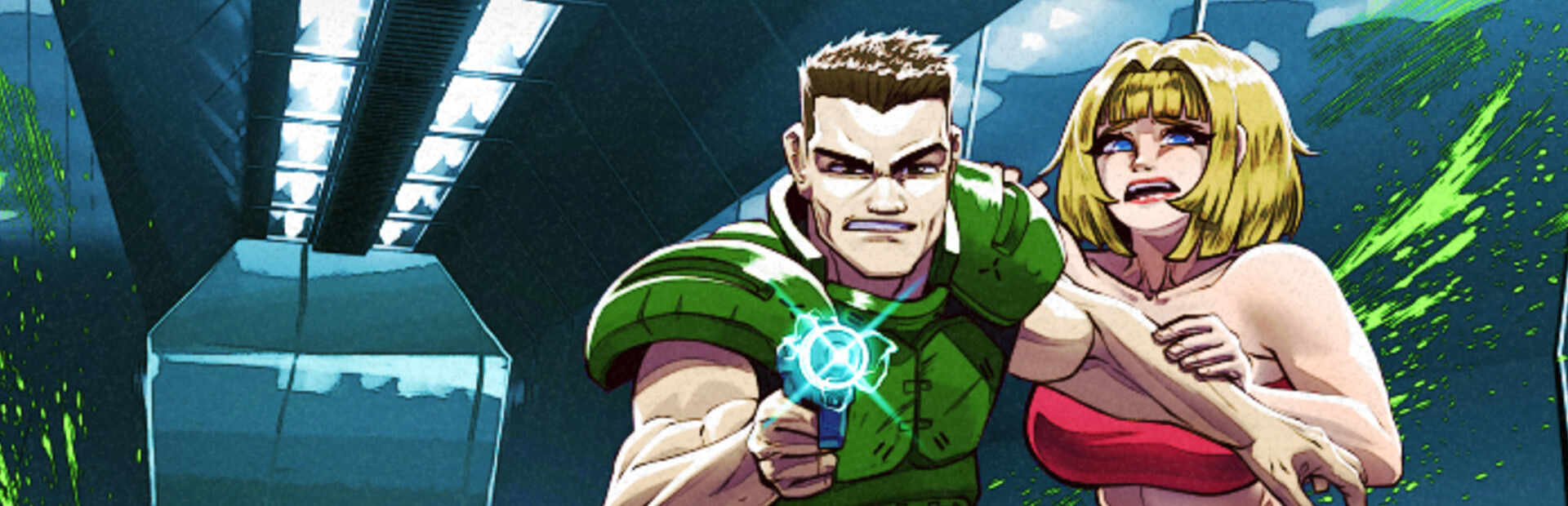 DOSMan: Space Aliens in Space!
