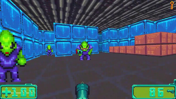 DOSMan: Space Aliens in Space! screenshot 4