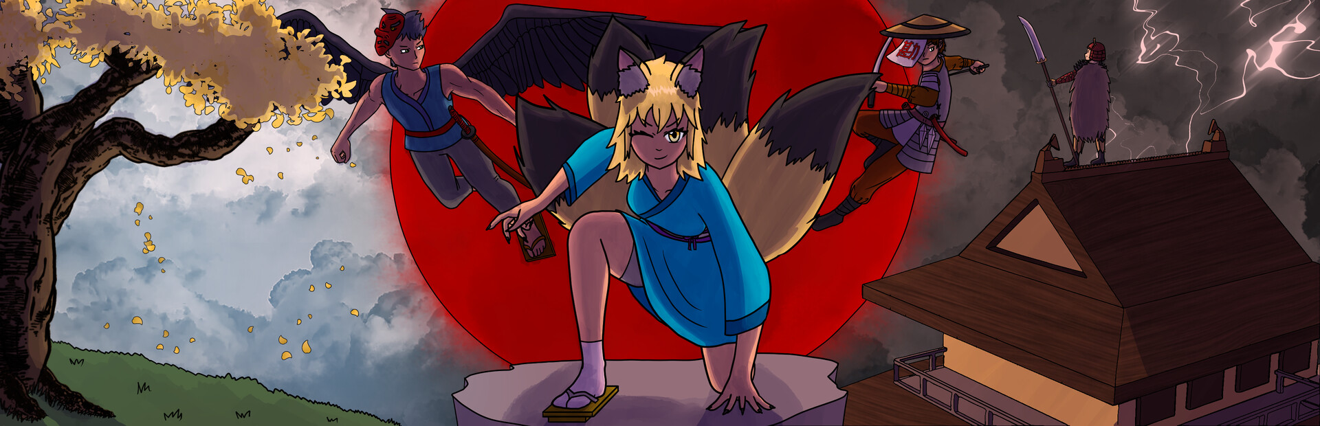 Mizuki and the Crimson Moon