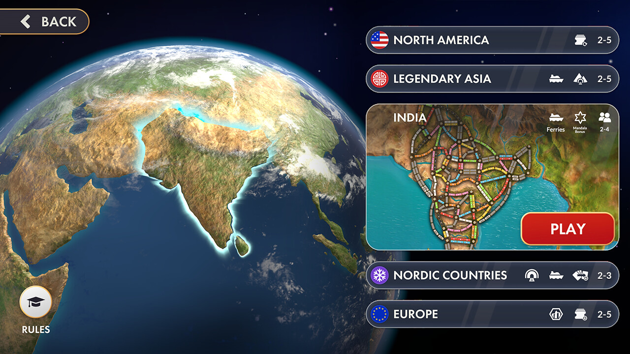 Ticket to Ride®: India Expansion Featured Screenshot #1