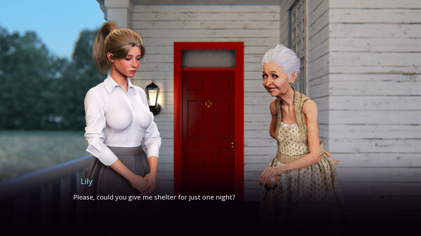 Screenshot of Village Slut Transformation 💫 gameplay showing in-action mechanics