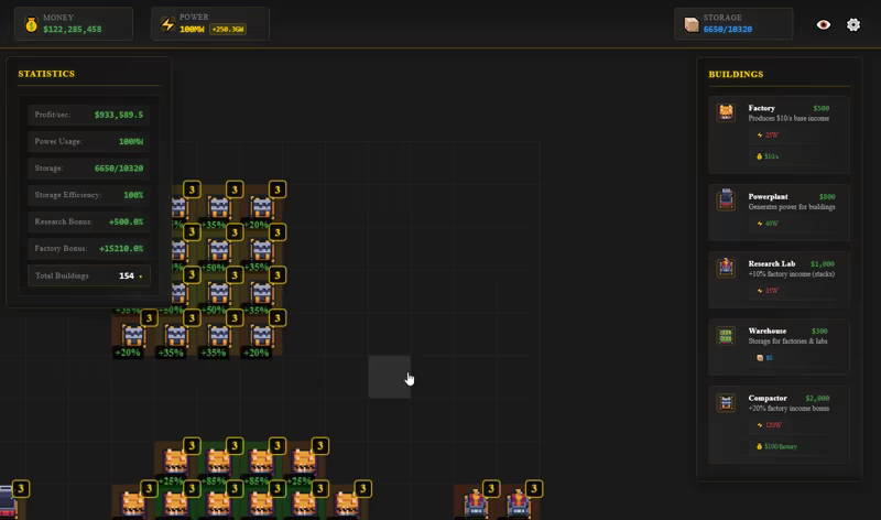 Idle Grid video 2