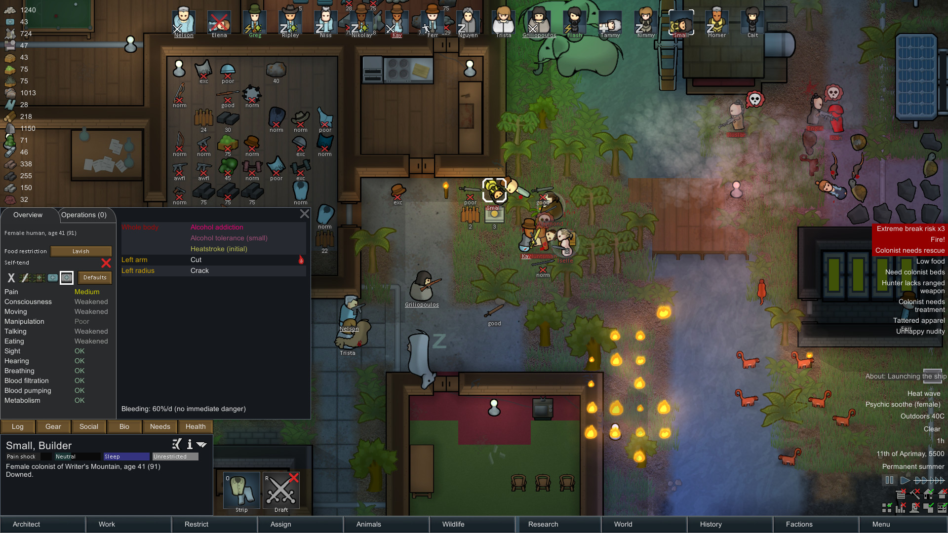 screenshot of RimWorld 1