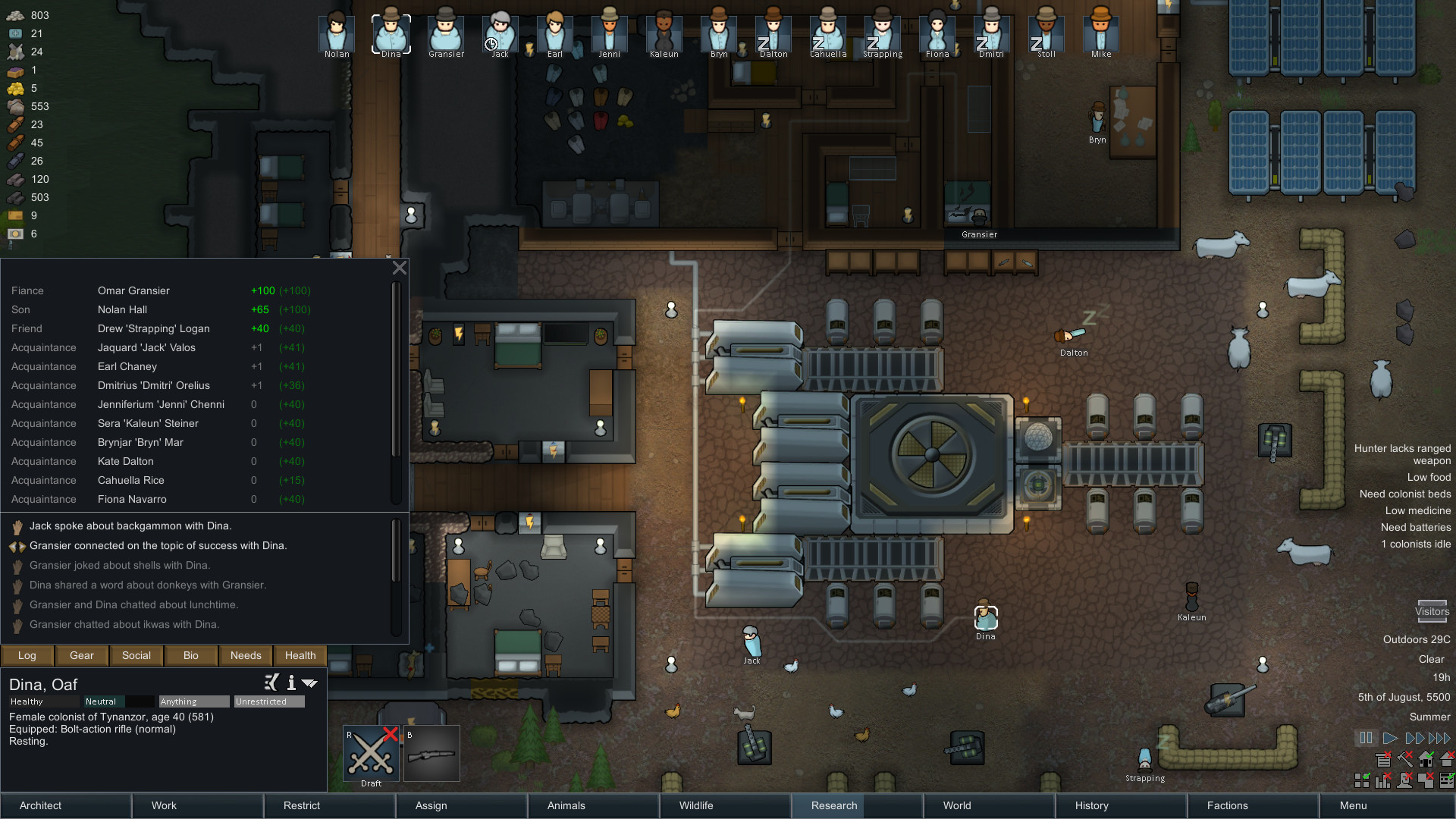 screenshot of RimWorld 8