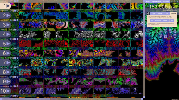 AI-VJ - Live Fractal Visuals