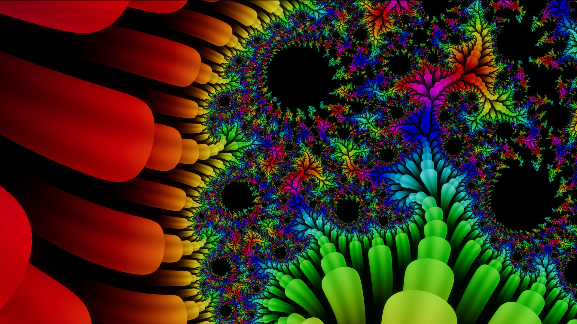 AI-VJ - Live Fractal Visuals Featured Screenshot #1