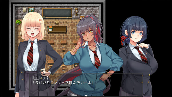 Amelie falls over and over again ~ An endless week in Magic Academy — скриншот 1