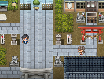 KHAiHOM.com - RPG Maker MZ - SERIALGAMES Living Good City Tileset - Shrine and Temples SET