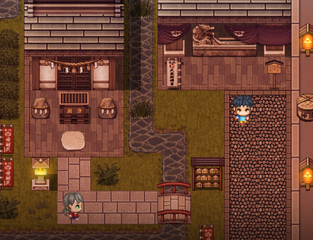 KHAiHOM.com - RPG Maker MZ - SERIALGAMES Living Good City Tileset - Shrine and Temples SET