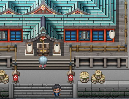 KHAiHOM.com - RPG Maker MZ - SERIALGAMES Living Good City Tileset - Shrine and Temples SET