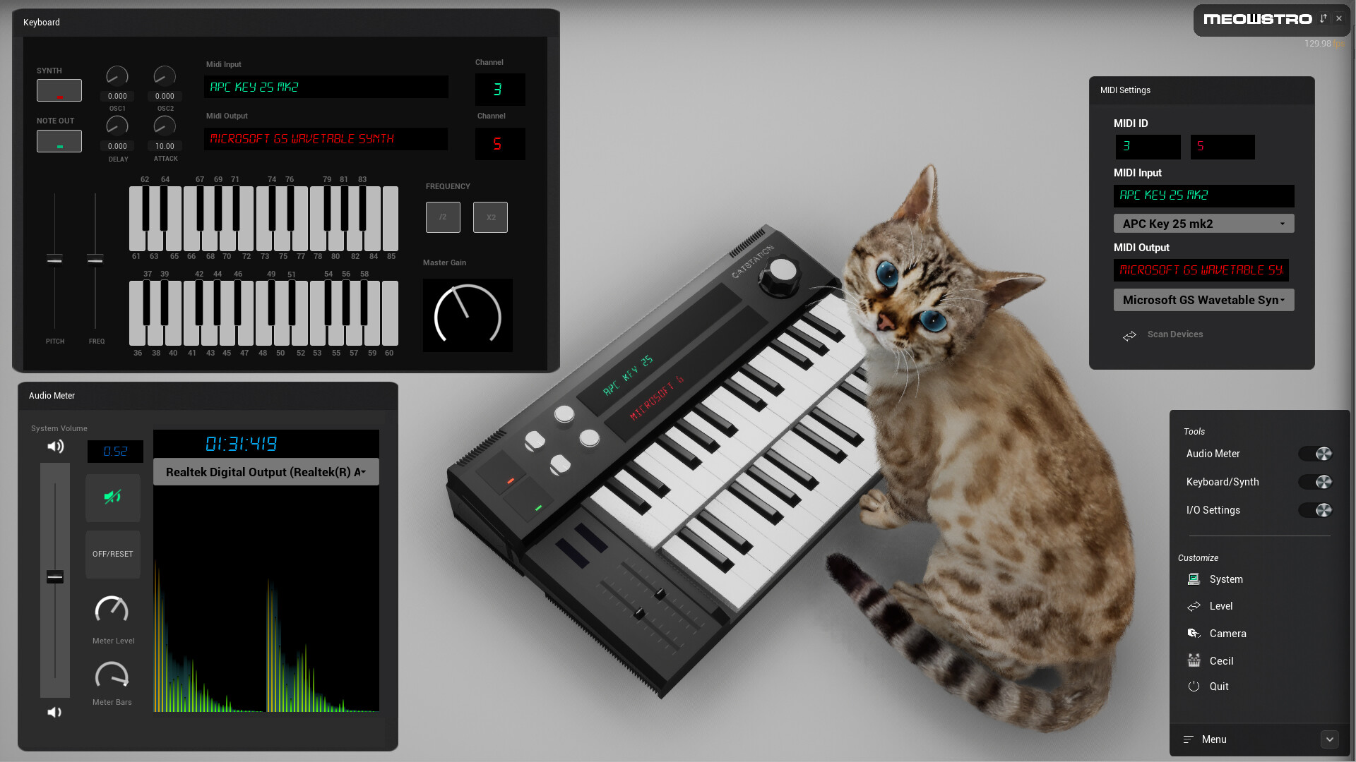 Meowstro screenshot 1