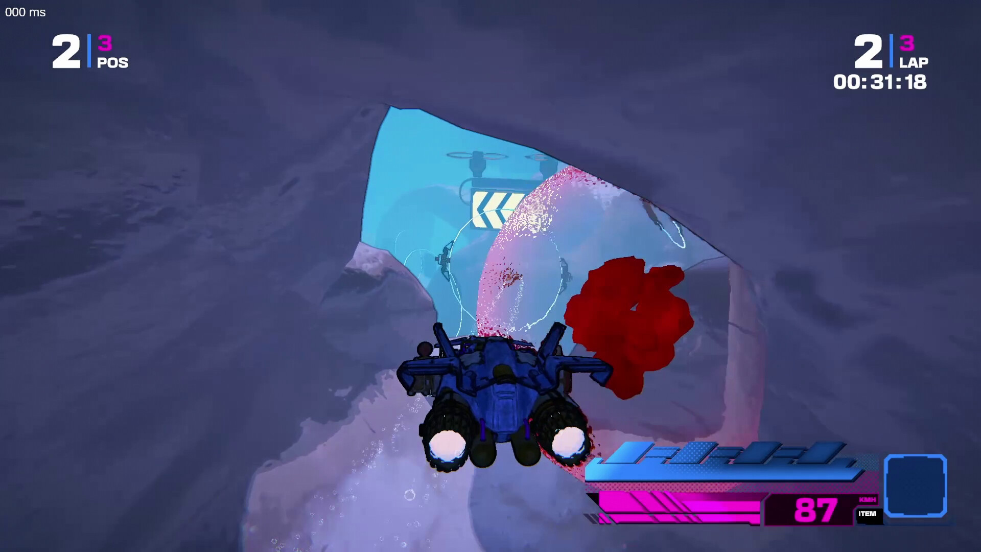 screenshot of AguaBlitz: Alien Racer 6