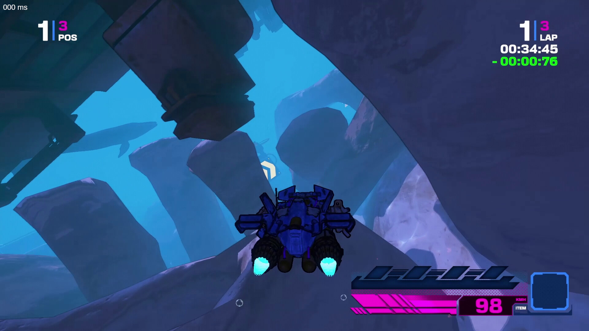 screenshot of AguaBlitz: Alien Racer 5