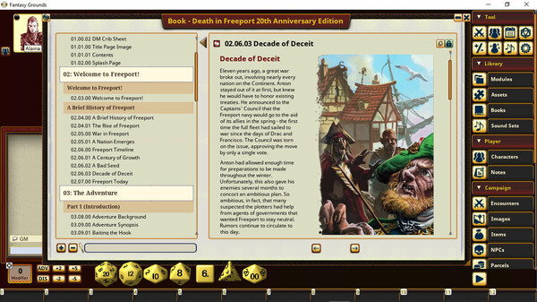 Fantasy Grounds - Death in Freeport: 20th Anniversary Edition