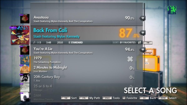 Rocksmith® 2014 – Slash featuring Myles Kennedy - “Back From Cali”