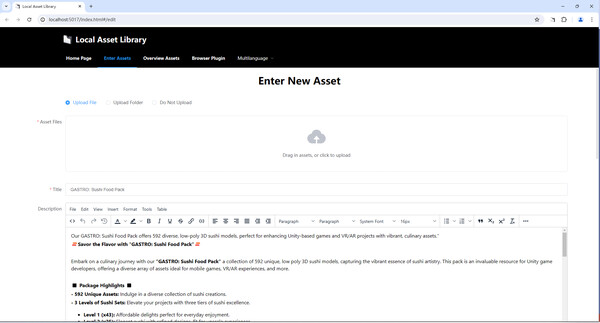 Local Asset Library — скриншот 6