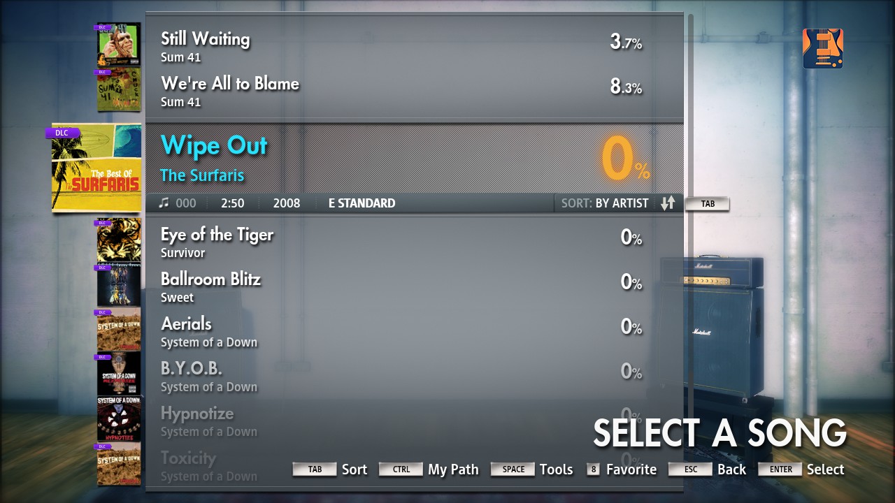 Rocksmith® 2014 – The Surfaris - “Wipe Out” Featured Screenshot #1