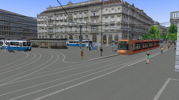 OMSI 2 Add-on Zürich Tram Linie 11 — скриншот 32