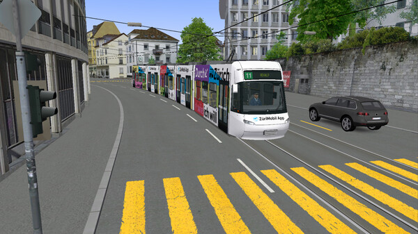 OMSI 2 Add-on Zürich Tram Linie 11 — скриншот 11