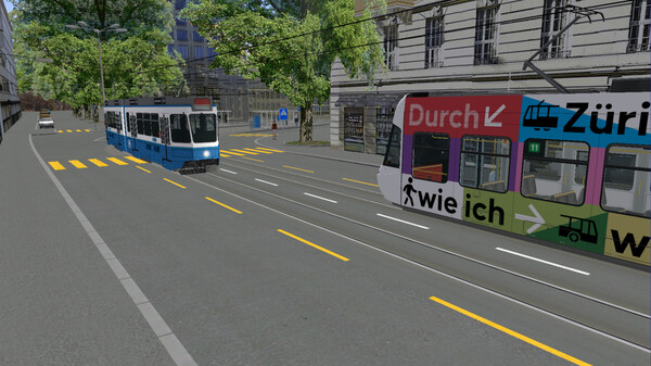 OMSI 2 Add-on Zürich Tram Linie 11 — скриншот 14
