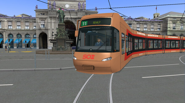 OMSI 2 Add-on Zürich Tram Linie 11 — скриншот 18
