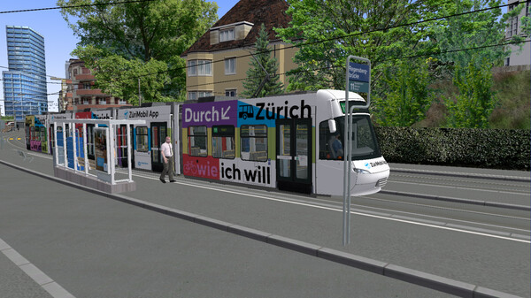 OMSI 2 Add-on Zürich Tram Linie 11 — скриншот 21