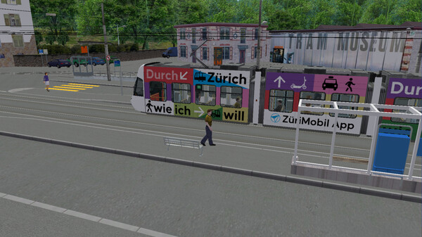 OMSI 2 Add-on Zürich Tram Linie 11 — скриншот 16