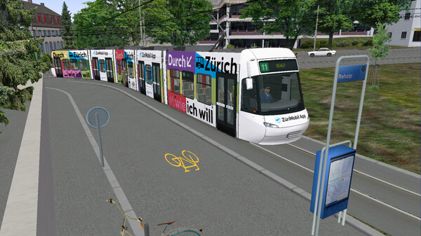 OMSI 2 Add-on Zürich Tram Linie 11 — скриншот 27