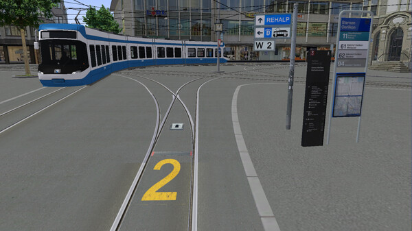 OMSI 2 Add-on Zürich Tram Linie 11 — скриншот 28