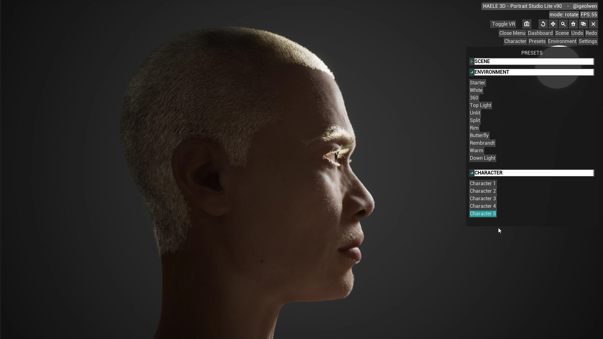 HAELE 3D - Portrait Studio Lite - Drawing References screenshot 17