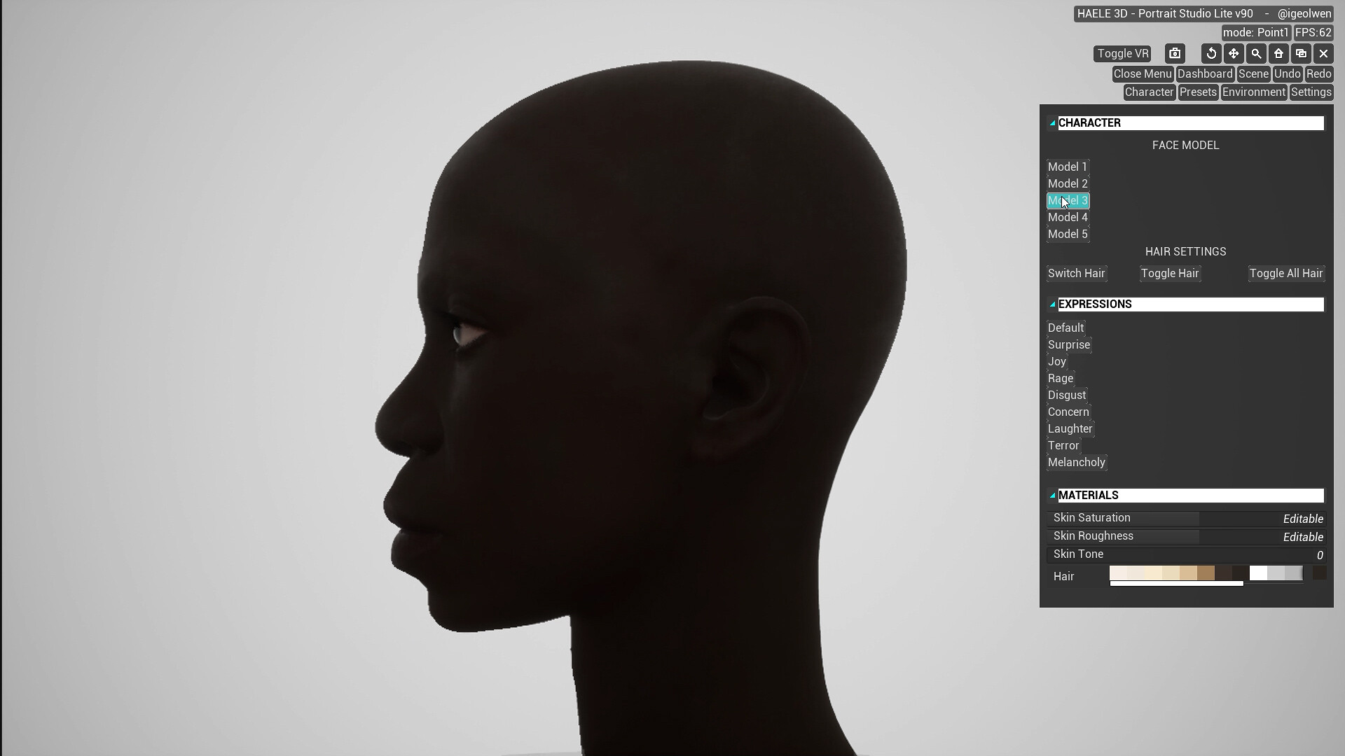 HAELE 3D - Portrait Studio Lite - Drawing References screenshot 14