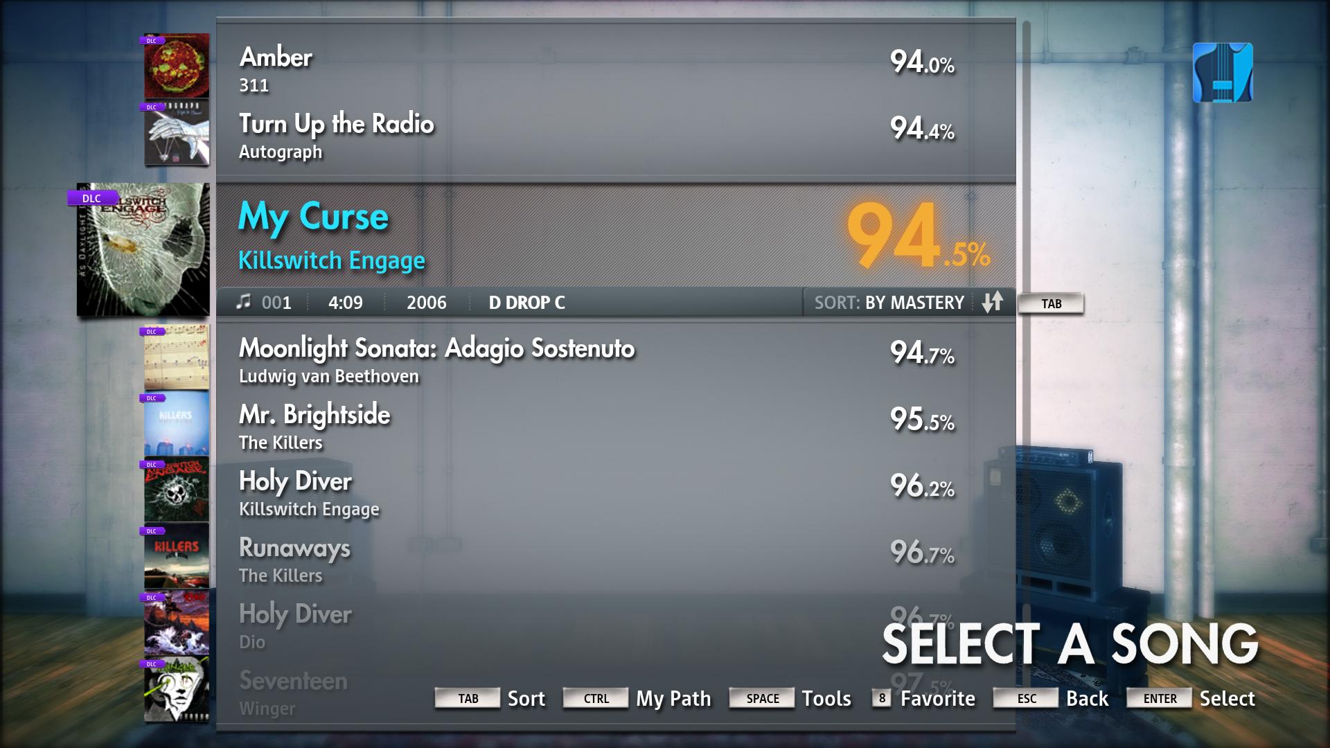 Rocksmith® 2014 – Killswitch Engage - “My Curse” Featured Screenshot #1