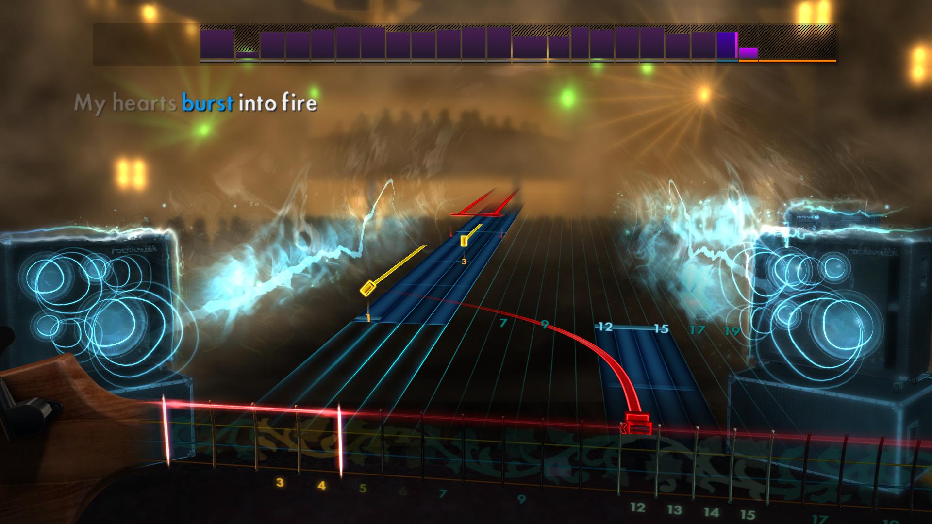 Rocksmith® 2014 – Bullet For My Valentine - “Hearts Burst Into Fire” Featured Screenshot #1