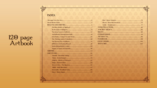 Nordic Ashes Digital Artbook